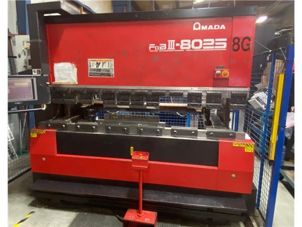 1999 - 88 Ton Amada FBD-8025NT CNC Press Brake 1999 - 88 Ton Amada FBD-8025NT CNC Press Brake