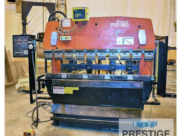 AMADA RG50 55 Ton x 6' CNC Up-Acting Hydraulic Press Brake AMADA RG50 55 Ton x 6' CNC Up-Acting Hydraulic Press Brake