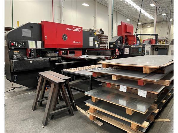 1990 - 33 Ton Amada Pega 367 CNC Turret Punch - Located in Tijuana Mexico 1990 - 33 Ton Amada Pega 367 CNC Turret Punch - Located in Tijuana Mexico