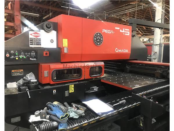 2001 - 33 Ton Amada Pega 345 Queen CNC Turret Punch 2001 - 33 Ton Amada Pega 345 Queen CNC Turret Punch