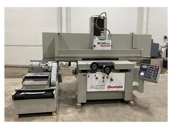 16" x 32", Okamoto ACC-16.32DX, 14" x 1.5" Whl, 5HP, Au 16" x 32", Okamoto ACC-16.32DX, 14" x 1.5" Whl, 5HP, Au