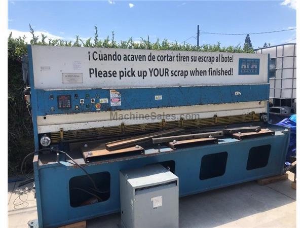1/4" x 10' AFM MK6-31 Hydraulic Squaring Shear 1/4" x 10' AFM MK6-31 Hydraulic Squaring Shear