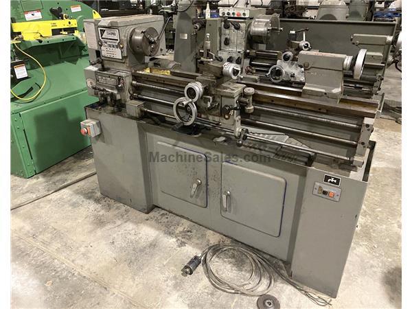13&quot; x 40&quot; Jet Engine Lathe, 3-jaw chuck, Toolpost, Thread dial,