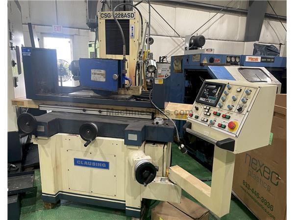 USED CLAUSING MODEL CSG-1228 ASD 12" x 28" AUTOMATIC SURFACE GRINDER, Stock# 109 USED CLAUSING MODEL CSG-1228 ASD 12" x 28" AUTOMATIC SURFACE GRINDER, Stock# 109