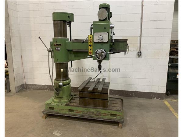 3’9” x 11.75” Willis Big Bear RD-1100 Radial Arm Drill 3’9” x 11.75” Willis Big Bear RD-1100 Radial Arm Drill