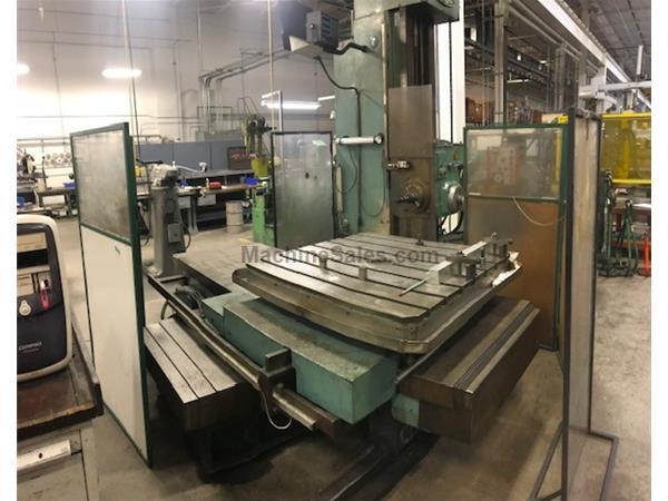 4" Nomura Boring Mill Model B-100SP 48" x 79.5" Table (3) Ax 4" Nomura Boring Mill Model B-100SP 48" x 79.5" Table (3) Ax