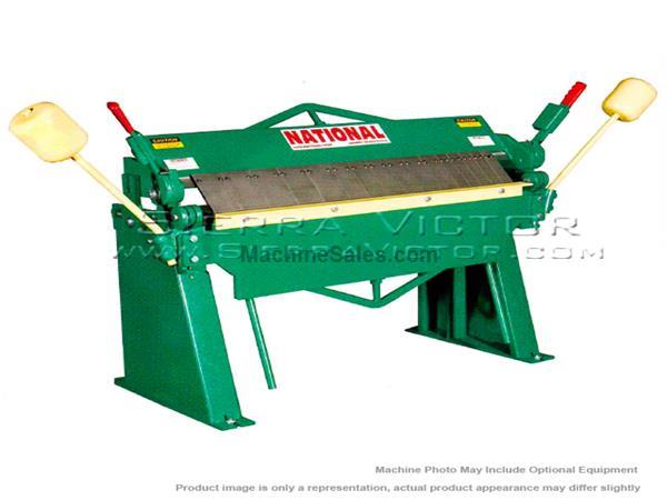 NATIONAL 6 ft (72 inch) x 12 ga Box & Pan Brake U7212 NATIONAL 6 ft (72 inch) x 12 ga Box & Pan Brake U7212