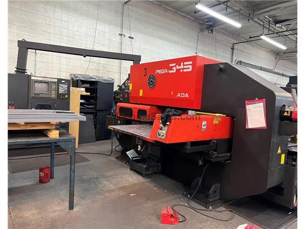 1995 - 33 Ton Amada Pega 345 Queen CNC Turret Punch 1995 - 33 Ton Amada Pega 345 Queen CNC Turret Punch