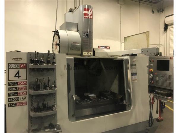 2005 - Haas VF-4SS CNC Vertical Machining Center 2005 - Haas VF-4SS CNC Vertical Machining Center