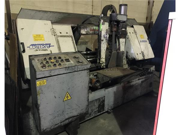 USED EVERISING MASTER CUT 22" x 24" DOUBLE COLUMN FULLY AUTOMATIC HORIZONTAL BAN