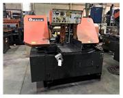 USED AMADA AUTOMATIC HORIZONTAL BAND SAW , Model HA-400W, 16" x 16", 1997, Stock