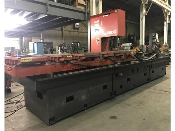 Used Amada VM 3800 Plate / Block Type Vertical Bandsaw, 150&quot; x 31.5&quot; x 24&quot; 1993, Stock No. 10595