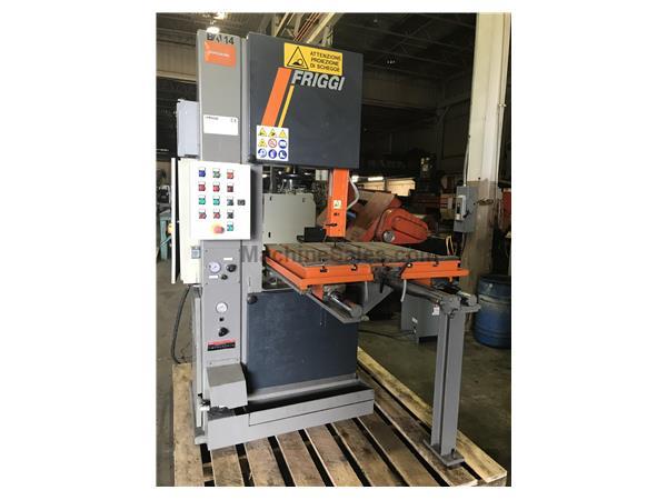 USED FRIGGI MODEL 104FG 500 POWERED TABLE HEAVY DUTY VERTICAL BLOCK &amp; PLATE SAW, YEAR 1999 STOCK# 10635