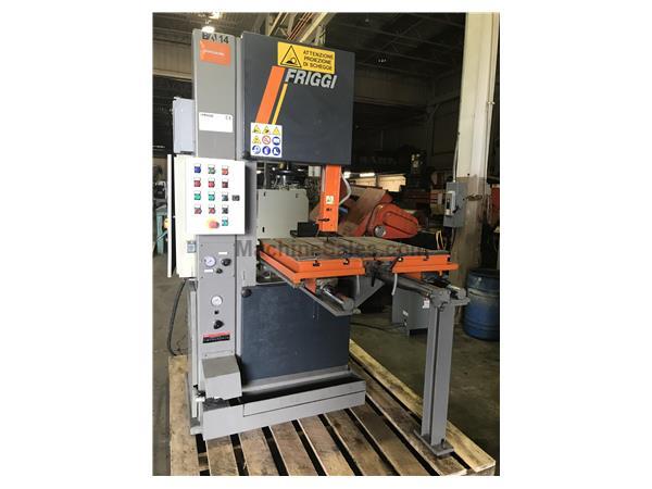 USED FRIGGI MODEL 104FG 500 POWERED TABLE HEAVY DUTY VERTICAL BLOCK & PLATE SAW, YEAR 