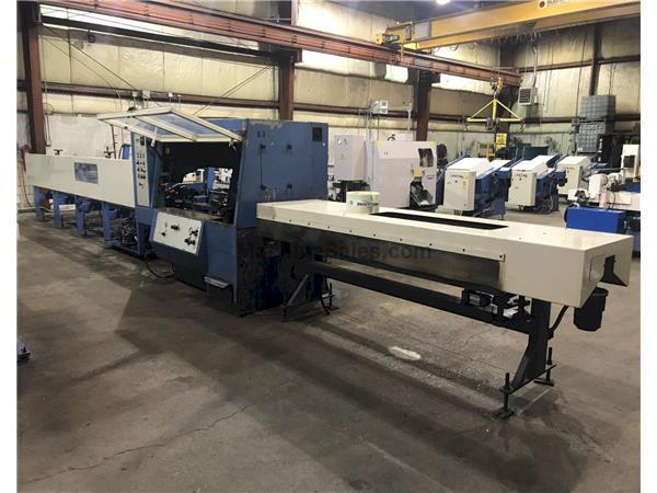 USED SIMEC MODEL CICLOMEC 122 CNC AUTOMATIC COLD SAW WITH 20' LOADING RACK, Stk# 10724, Ye