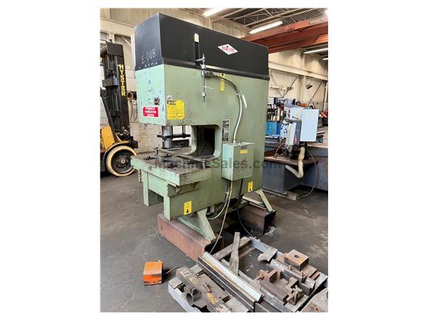 USED METAL MUNCHER 130 TON SINGLE END C-FRAME HYDRAULIC PUNCH MODEL GB130-18, Stock# 10949 USED METAL MUNCHER 130 TON SINGLE END C-FRAME HYDRAULIC PUNCH MODEL GB130-18, Stock# 10949