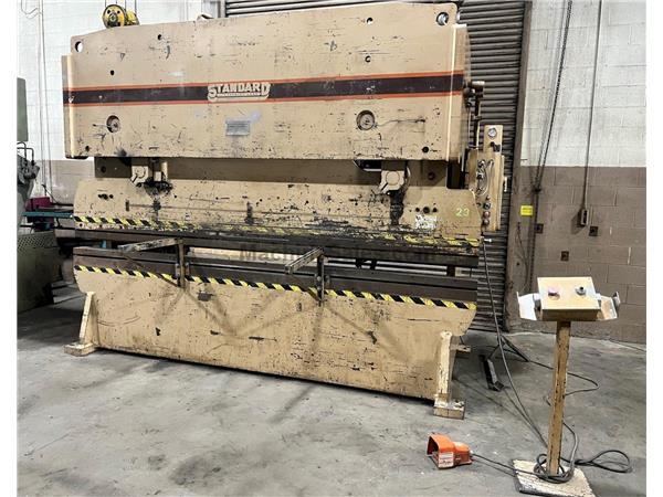 USED STANDARD INDUSTRIAL 200 TON X 12' HYDRAULIC PRESS BRAKE MODEL AB200-12, Stock# 10960 USED STANDARD INDUSTRIAL 200 TON X 12' HYDRAULIC PRESS BRAKE MODEL AB200-12, Stock# 10960