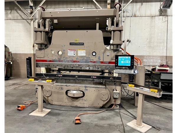 USED CINCINNATI AUTOSHAPE 230 TON X 10' 4-AXIS CNC HYDRAULIC PRESS BRAKE MODEL 230ASx8, Stock# 10981, Year: 1984