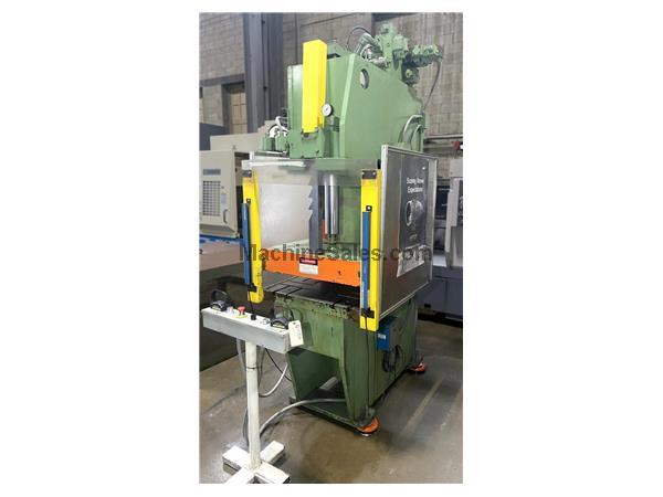 28T Hannifin OGP-28 C-Frame Hydraulic Gap Press, 19" Stroke, 22.5"