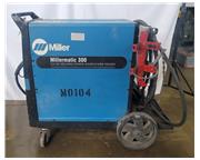 Miller Millermatic 300 Mig &amp; Flux Core Welder, Welding Gun, Leads, 1997