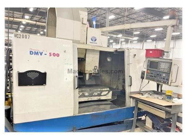 Daewoo Dooson DMV-500 Vertical Machining Center Fanuc 18M CNC Control Daewoo Dooson DMV-500 Vertical Machining Center Fanuc 18M CNC Control