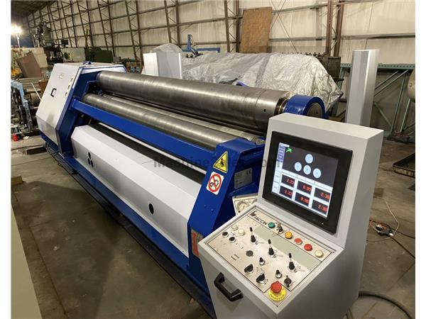 (2006) 10’ x 1/2” Faccin 4-Roll Plate Bending Roll; Touch screen control (2006) 10’ x 1/2” Faccin 4-Roll Plate Bending Roll; Touch screen control