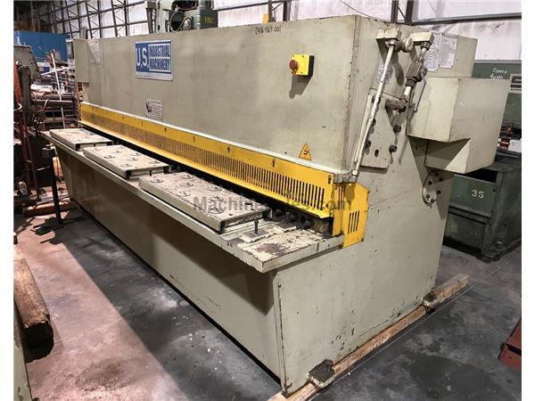 10' x 1/4" U.S. Industrial CNC Shear, Backgauge, Ball transfers... 10' x 1/4" U.S. Industrial CNC Shear, Backgauge, Ball transfers...
