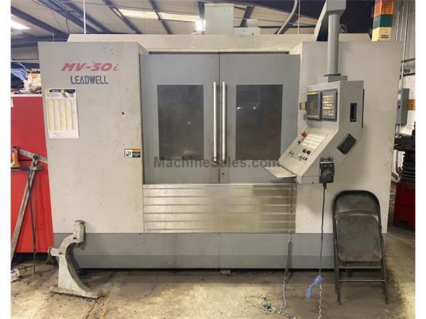 2008 Leadwell MV-50 Vertical Machining Center Fanuc 18i-MB Control