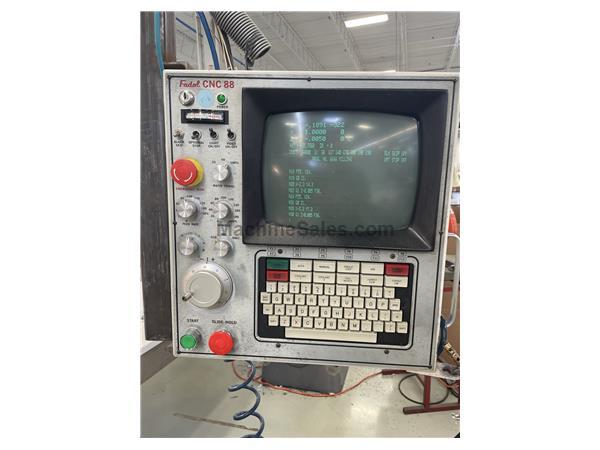 Fadal 6030HT, 60”X,30”Y, 30”Z, 21 ATC, 40 Taper, 10K Spdl, CNC88 Ctrl, `92
