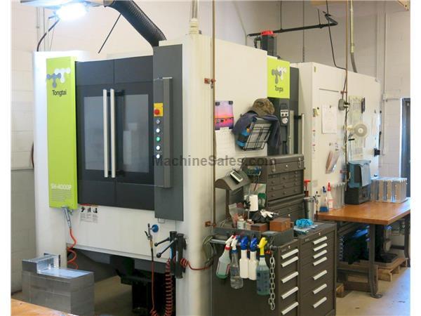 Tongtai SH-4000P CNC Horizontal Machining Center,  400mm pallets, 4-Axis, 15000 RPM, 60 ATC, Fanuc Oi-MF, 35HP, New 2017