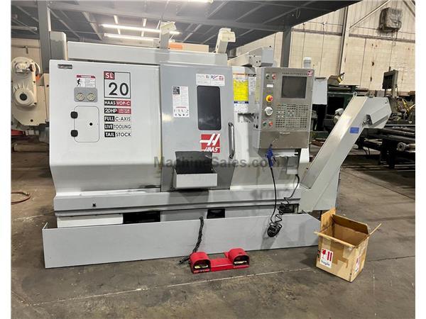 USED HAAS SL-20T CNC LATHE WITH LIVE TOOLING, Stock# 11000 Year: 2006