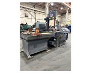 USED HEM 24" X 31" FULLY AUTOMATIC PROGRAMMABLE MITERING VERTICAL BANDSAW MODEL 