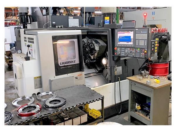 Okuma SPACE TURN LB3000 EXII-M C-500 CNC Lathe, OSP-P300L, 1900 apprx. Cutting Hours, New 2013