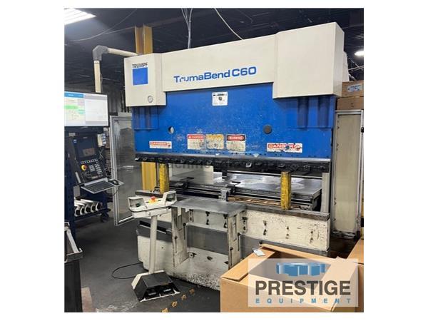 TRUMPF TrumaBend C60 60 Ton 6-Axis CNC Hydraulic Press Brake