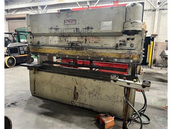 USED PACIFIC 90 TON X 10' 2-AXIS CNC HYDRAULIC PRESS BRAKE MODEL J90-10, Stock# 10984, Yea