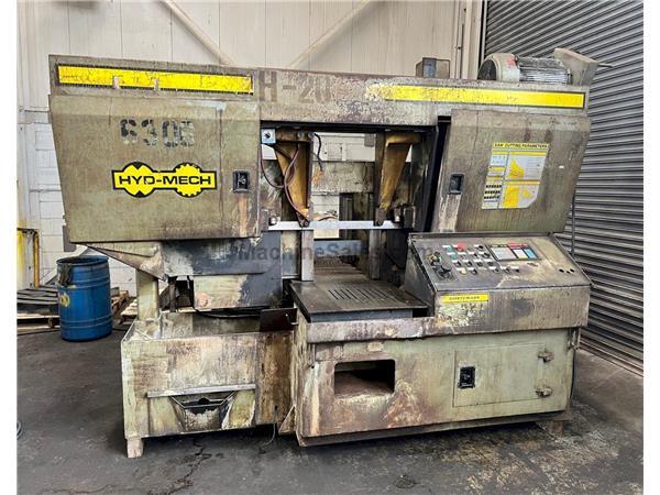 USED HYD-MECH MODEL H-20A 20" X 20" FULLY AUTOMATIC DUAL COLUMN BANDSAW, Stock# 