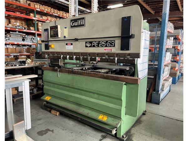 70 Ton x 8&#39; Guifil PE25-63 CNC Hydraulic Press Brake