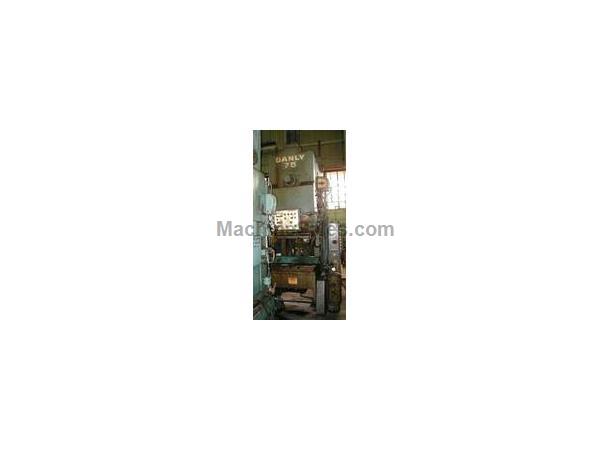 75 TON DANLY MODEL 75 OBI PRESS, AIR CLUTCH (13491)