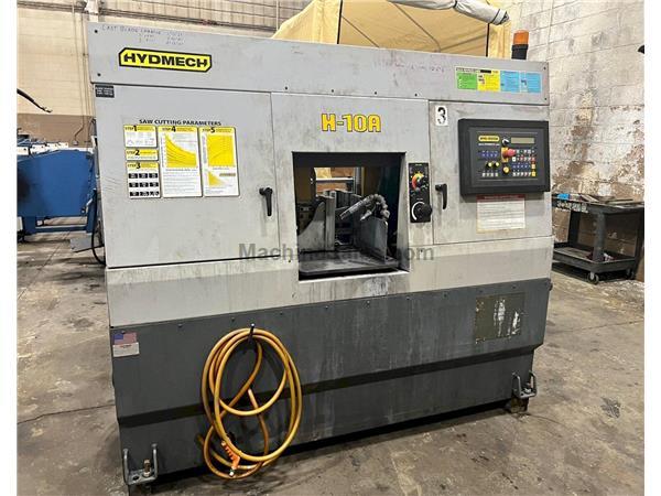 USED HYD-MECH FULLY AUTOMATIC 10&quot; DUAL COLUMN HORIZONTAL BANDSAW MODEL H-10A, Stock# 10955, Year: 2013