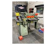 USED METAL MUNCHER DUAL OPERATOR 40 TON HYDRAULIC IRONWORKER MODEL MM-40, Stock# 11010, Ye