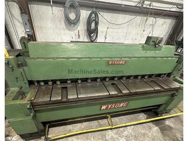 Wysong 10' x 10 Ga. Mechanical Shear