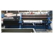 3/4" x 10', Bertsch 75-10, 4-Roll, 15" Upper Roll, Hyd Drop E