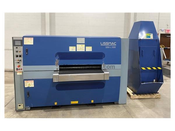 Lissmac SBM-L 1000 G1S2, 40&quot; W x up to 2&quot; Thick, Deburring &amp;