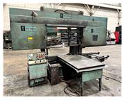 USED W.F. WELLS 25" X 40" MODEL B-25-III DUAL COLUMN HORIZONTAL BANDSAW, Stock# 