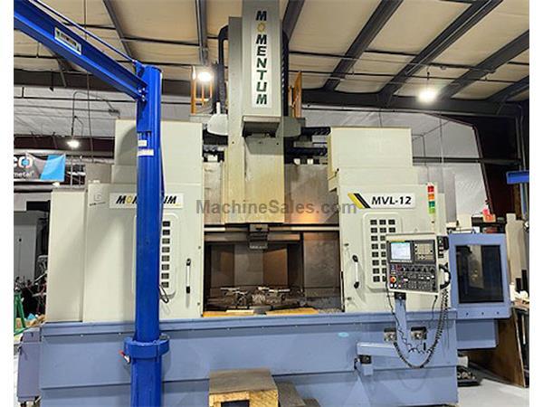 Momentum 49” Model MVL-12 CNC VTL w/ Milling &amp; Live Tooling, Hardly Use