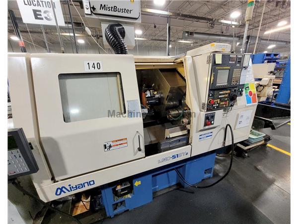 Miyano BND-51SY2 CNC Lathe, Fanuc 18i, Live Tooling, Sub Spdle, LNS Barfeed, 20HP, 2007