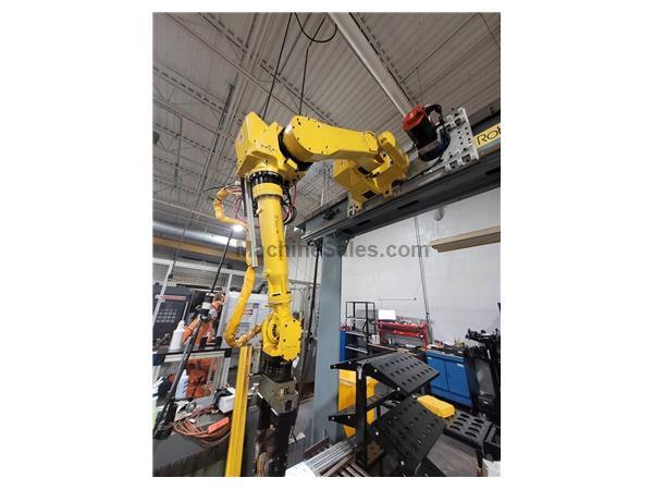 Fanuc M-710iC/70T 6-axis Overhead Rail-Mounted Robot, Weight Capacity: 154 Lbs., 40 Foot Heavy Duty Gantry,  with Fanuc Controller, New 2011