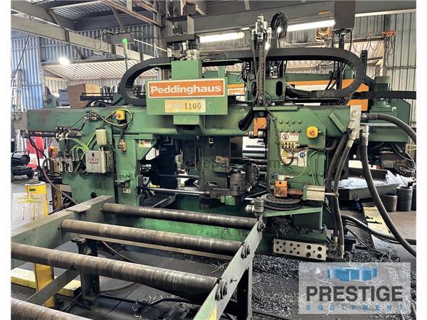 Peddinghaus PCD1100/3B Beam Drill & Meba 1250-510 DG Mitering Saw Line