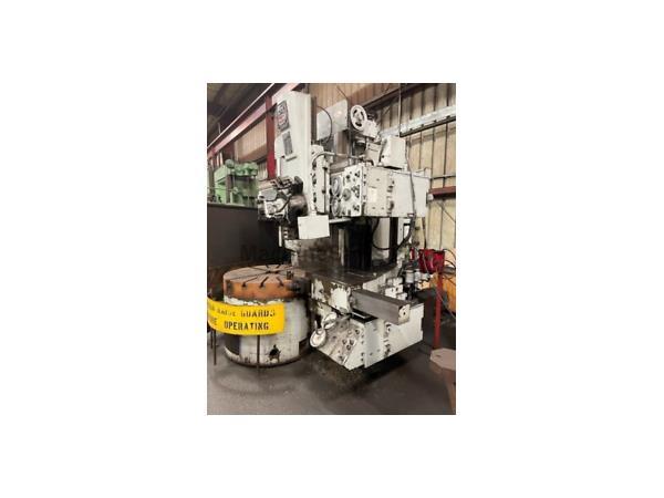 Bullard Dynatrol 46” vertical boring mill Size: 60” swing x 40” under rail