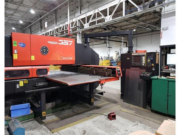 2001 - 33 Ton Amada Pega 357 CNC Turret Punch 2001 - 33 Ton Amada Pega 357 CNC Turret Punch